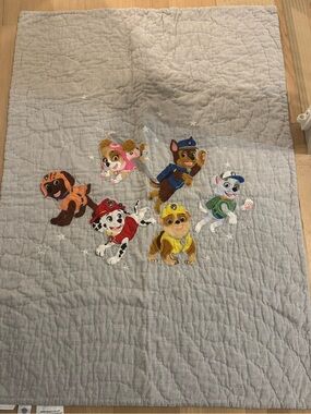 Pottery Barn Paw Patrol Quilt for Toddler Bed